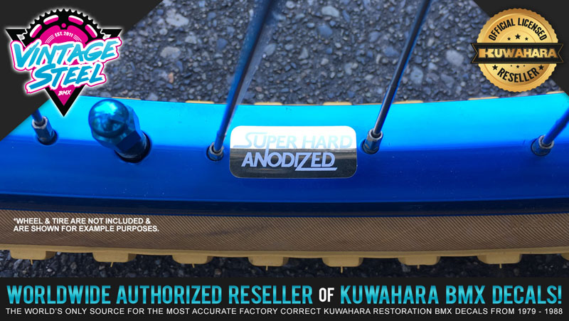 *NEW* Araya RM-25 Super Anodized Rim Wheel BMX Decal Stickers 1 SET